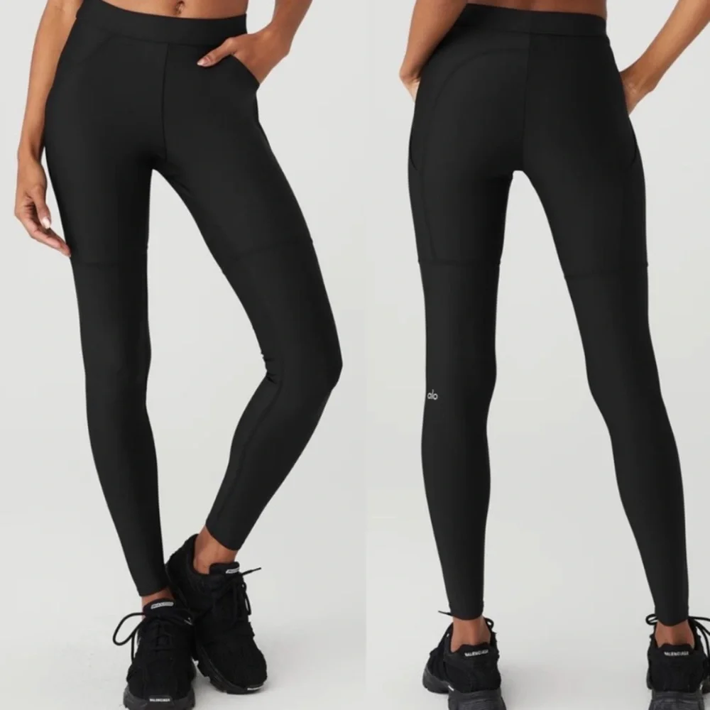 ALO Yoga High Waist 4 Pocket Utility Legging Black